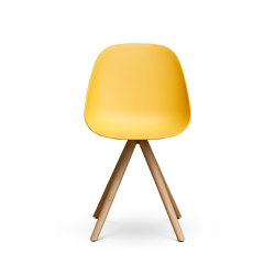 Mate spin wood chair | Chairs | ENEA