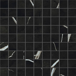 Marvel Meraviglia Black Origin Mosaico | Extra large size tiles | Atlas Concorde