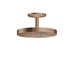 AXOR One Overhead shower 280 1jet with ceiling connection | Brushed Red Gold | Shower controls | AXOR