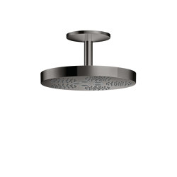 AXOR One Overhead shower 280 1jet with ceiling connection | Polished Black Chrome | Shower controls | AXOR