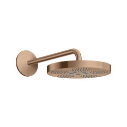 AXOR One Overhead shower 280 1jet with shower arm | Brushed Red Gold | Shower controls | AXOR