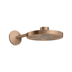 AXOR One Overhead shower 280 2jet with shower arm | Brushed Red Gold | Shower controls | AXOR