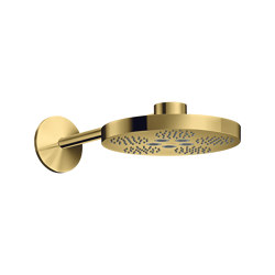 AXOR One Overhead shower 280 2jet with shower arm | Polished Gold Optic | Shower controls | AXOR