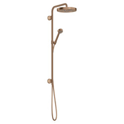 AXOR One Showerpipe 280 1jet for concealed installation | Brushed Red Gold | Shower controls | AXOR