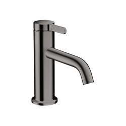 AXOR One Single lever basin mixer 70 with lever handle and waste set | Polished Black Chrome | Wash basin taps | AXOR