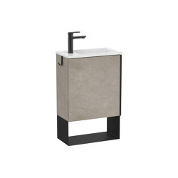 Mini | Vanity unit | Concrete Grey | Waschtischunterschränke | Roca
