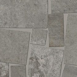 Fabrika Mosaico Blokko Dark Grey | Wall tiles | EMILGROUP