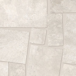 Fabrika Mosaico Blokko White | Ceramic tiles | EMILGROUP