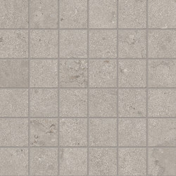 Portland Stone Mosaico 5x5 Cross Cut Lead | Wall tiles | EMILGROUP