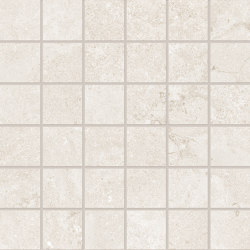 Portland Stone Mosaico 5x5 Cross Cut Talc | Ceramic tiles | EMILGROUP