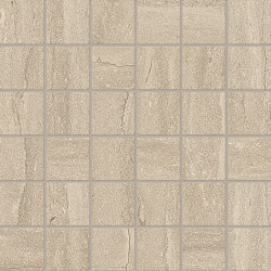 Portland Stone Mosaico 5x5 Vein Cut Sand | Ceramic tiles | EMILGROUP