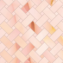 Tele di Marmo Precious Mosaico Intrecci Malva | Carrelage céramique | EMILGROUP