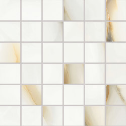 Tele di Marmo Pure Onyx Mosaico 5x5 Perla | Wall tiles | EMILGROUP