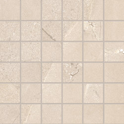 Unique Infinity Mosaico 5x5 Purestone Beige | Ceramic tiles | EMILGROUP