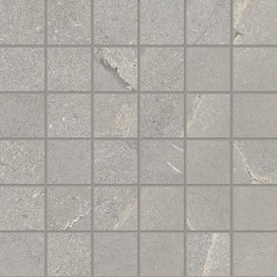 Unique Infinity Mosaico 5x5 Purestone Grey | Ceramic tiles | EMILGROUP