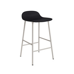 Form Barstool 65 cm Full Upholstery Ultra 41599 Warm Grey | Sgabelli bancone | Normann Copenhagen