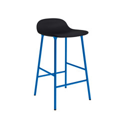 Form Barstool 65 cm Full Upholstery Ultra 41599 Bright Blue | Tabourets de bar | Normann Copenhagen