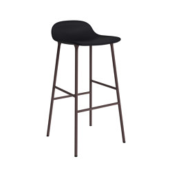 Form Barstool 75 Full Upholstery Ultra 41599 Brown | Bar stools | Normann Copenhagen