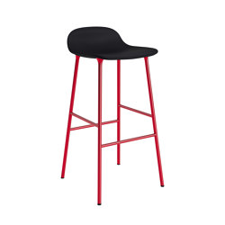 Form Barstool 75 Full Upholstery Ultra 41599 Bright Red | Bar stools | Normann Copenhagen