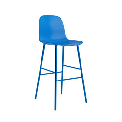 Form Bar Chair 75 cm Bright Blue | Taburetes de bar | Normann Copenhagen