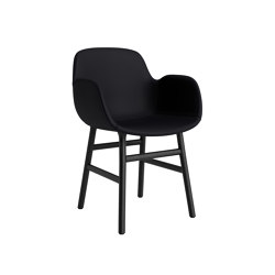 Form Armchair Full Upholstery Wood Black Oak Ultra 41599 | Chaises | Normann Copenhagen
