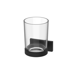 SIGNA Glass holder with clear glass | Bathroom accessories | Bodenschatz