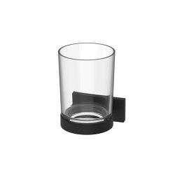 SIGNA Glass holder with glass Tritan (unbreakable) | Zahnbürstenhalter | Bodenschatz