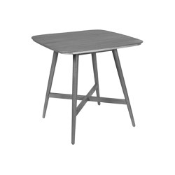 Iconic | High Dining Table Stone Grey, 90X90 cm | Tabletop square | MBM