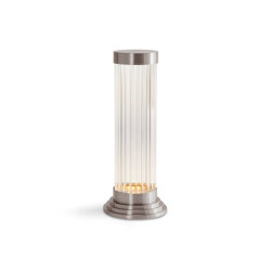 Porto | Portable Table Light - Satin Nickel | Luminaires de table | J. Adams & Co