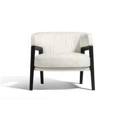 Duo Lounge Chair | open base | Ceccotti Collezioni