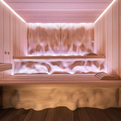 IR/Saunas Inside Finish - 3D Designed Wood | Infrared saunas | Alpha Wellness Sensations