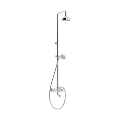 Christiansborg wall-mounted shower fitting with extra tap