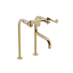 SP Elbow faucet on standpipes with swivel spout s200 mm | Wash basin taps | TONI Copenhagen
