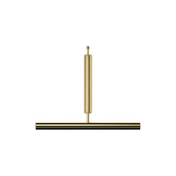 Shower wiper crafted in solid brass