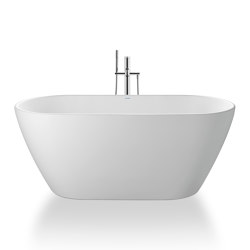 D-neo bathtub free-standing with two inclinations