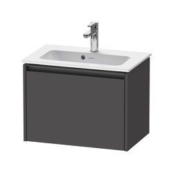 Ketho.2 vanity unit wall mounted compact | Bathroom furniture | DURAVIT