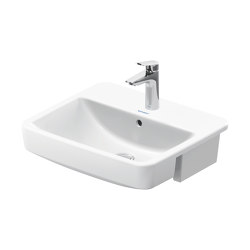 Duravit No.1 semi-recessed washbasin | Wash basins | DURAVIT