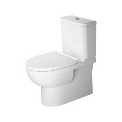 Duravit No.1 toilet close-coupled Duravit Rimless®