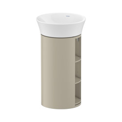 White Tulip vanity unit floor-standing | Bathroom furniture | DURAVIT
