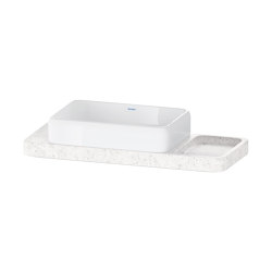 Qatego stone console set | Single wash basins | DURAVIT
