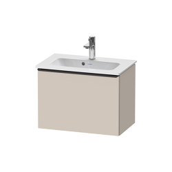 D-neo washbasin substructure wall hanging compact | Vanity units | DURAVIT