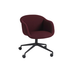 Fiber Soft Armchair / Swivel Base w. Castors | Stühle | Muuto