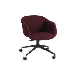 Fiber Soft Armchair / Swivel Base w. Castors & Tilt | Chairs | Muuto