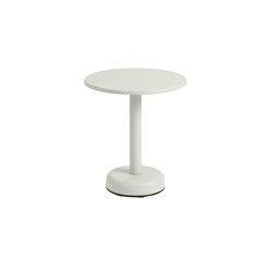 Linear Steel | Coffee Table | Ø42 H: 47 CM | Tavolini alti | Muuto
