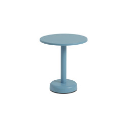 Linear Steel | Coffee Table | Ø42 H: 47 CM | Beistelltische | Muuto