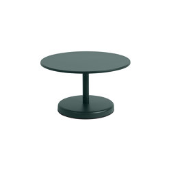 Linear Steel | Coffee Table | Ø70 H: 40 CM | Tavolini bassi | Muuto
