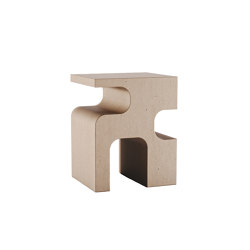 Coffee Table H | open base | Forma & Cemento