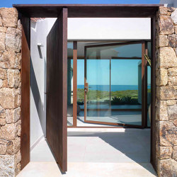 Skyline Minimal Frames | Skyline Pivot | Entrance doors | Carminati Serramenti