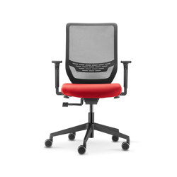 to-sync black mesh automatic | with armrests | TrendOffice