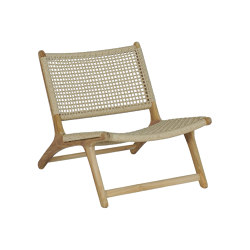 Vienna Relax Chair Synthetic Rope Charita Weaving Closed Frame | without armrests | cbdesign